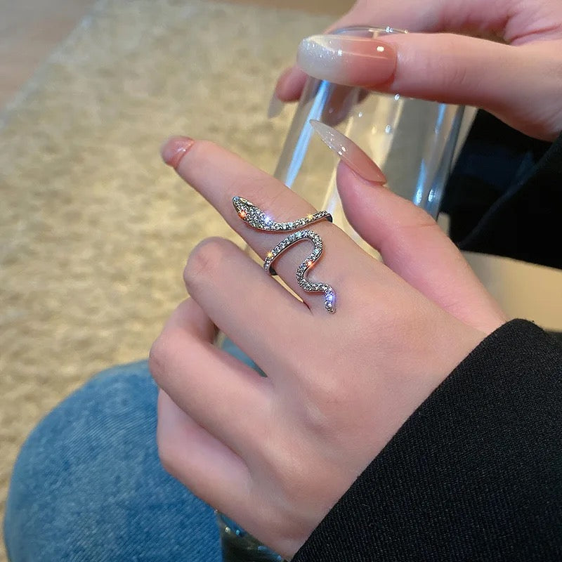 Silver Snake Ring