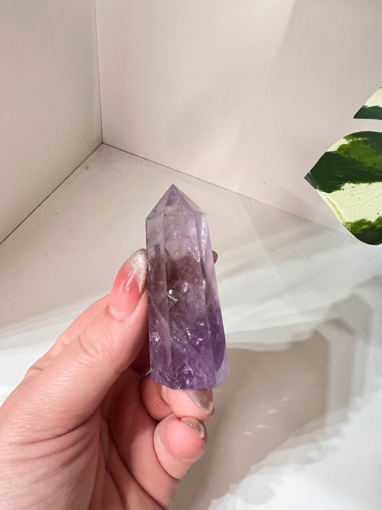 Small Purple Fluorite Tower