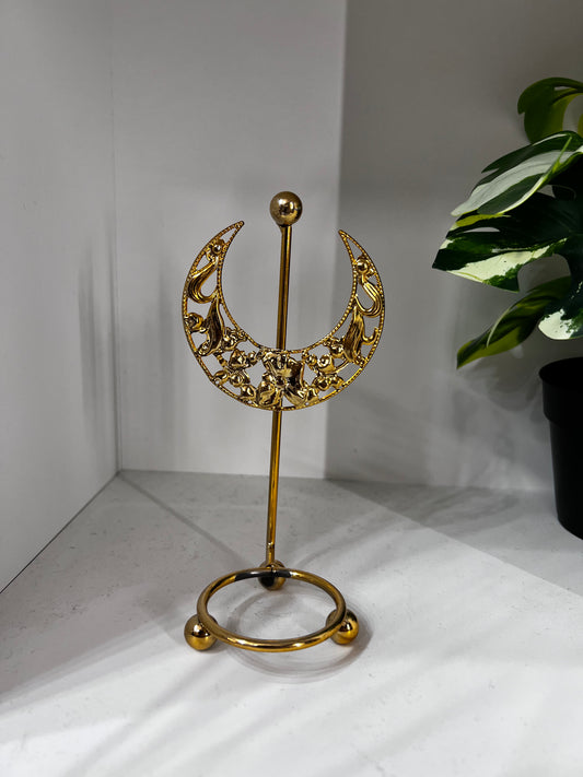 Crescent Moon Sphere Holder