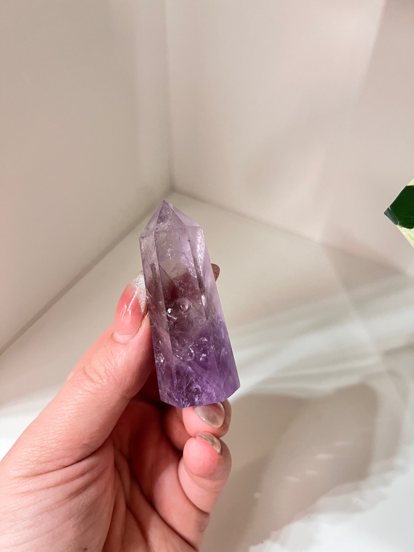 Small Purple Fluorite Tower