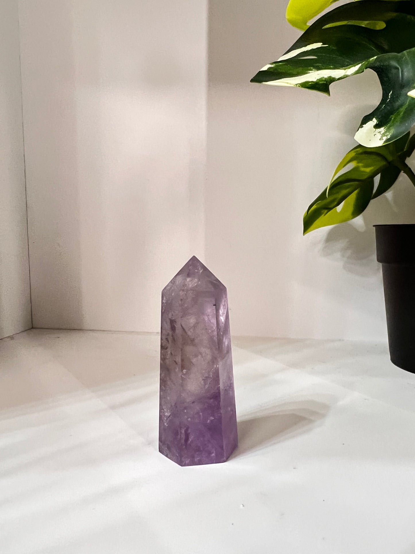 Small Purple Fluorite Tower