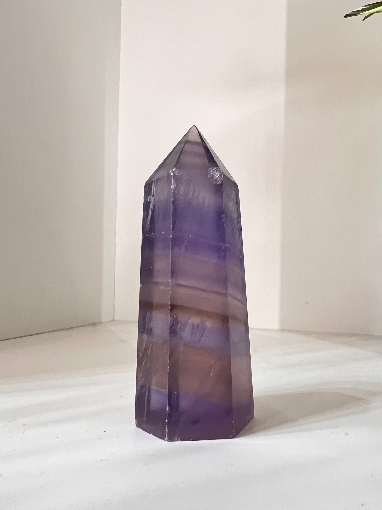 Small Purple Fluorite Tower