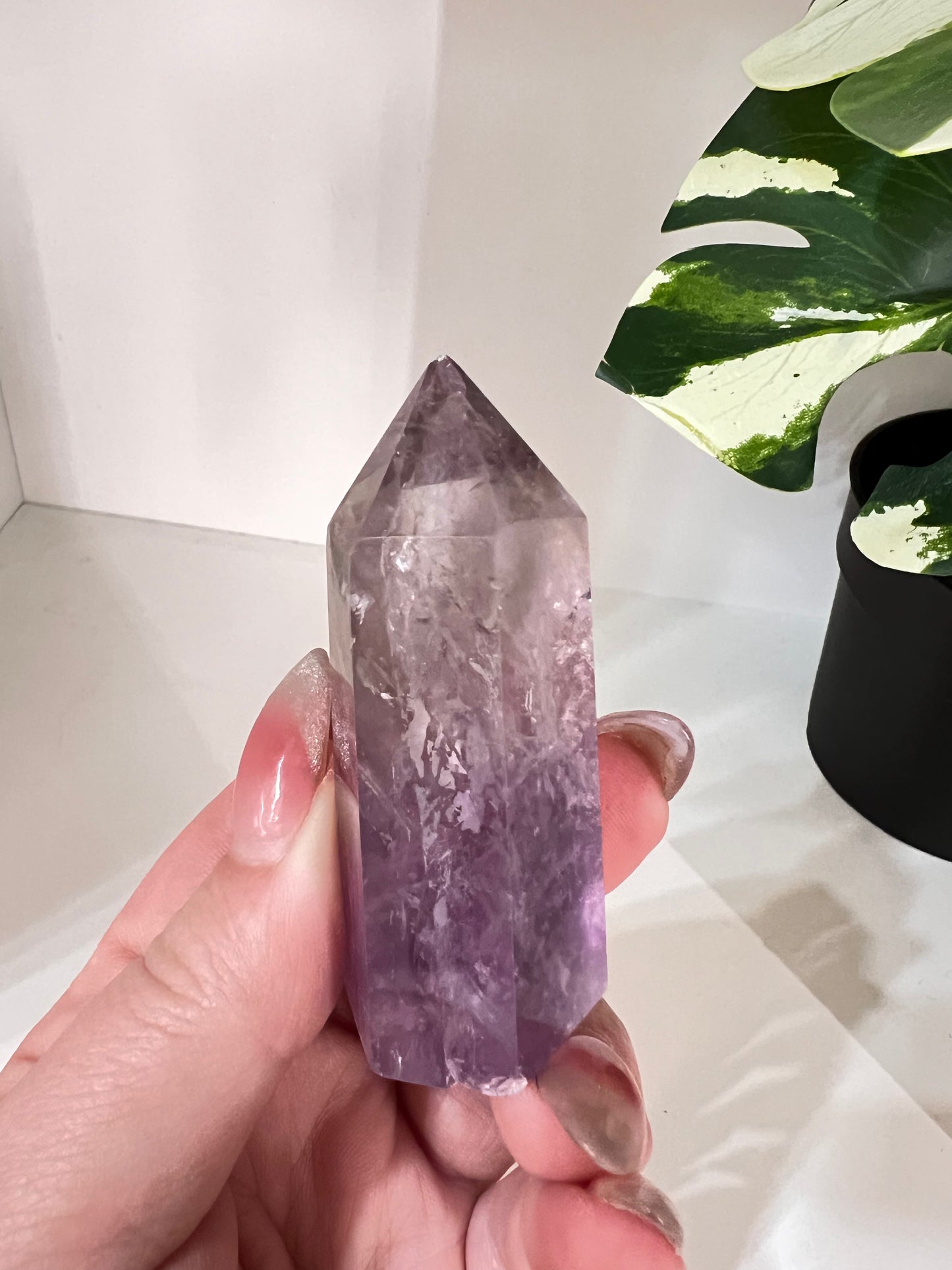 Small Purple Fluorite Tower