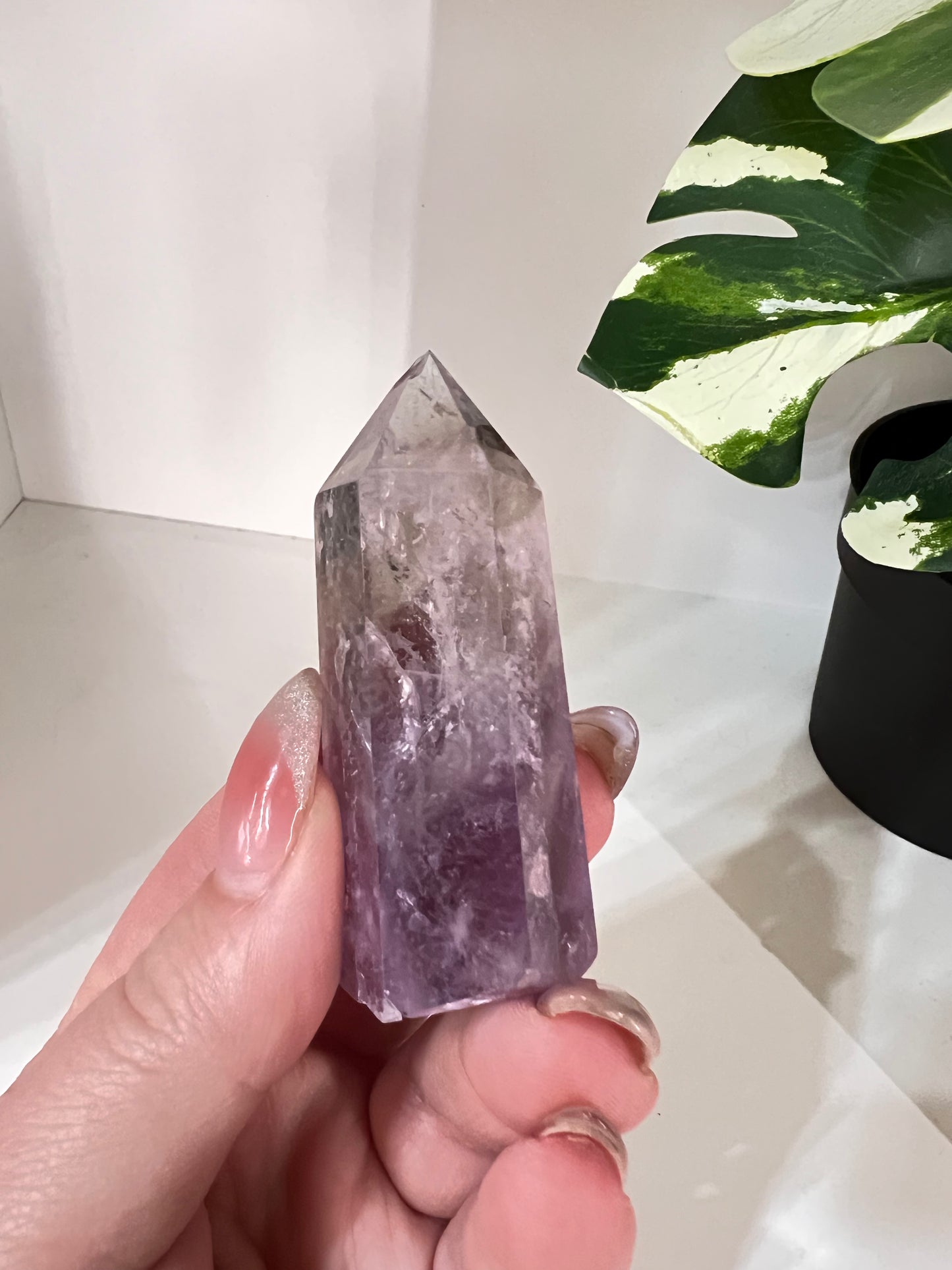 Small Purple Fluorite Tower