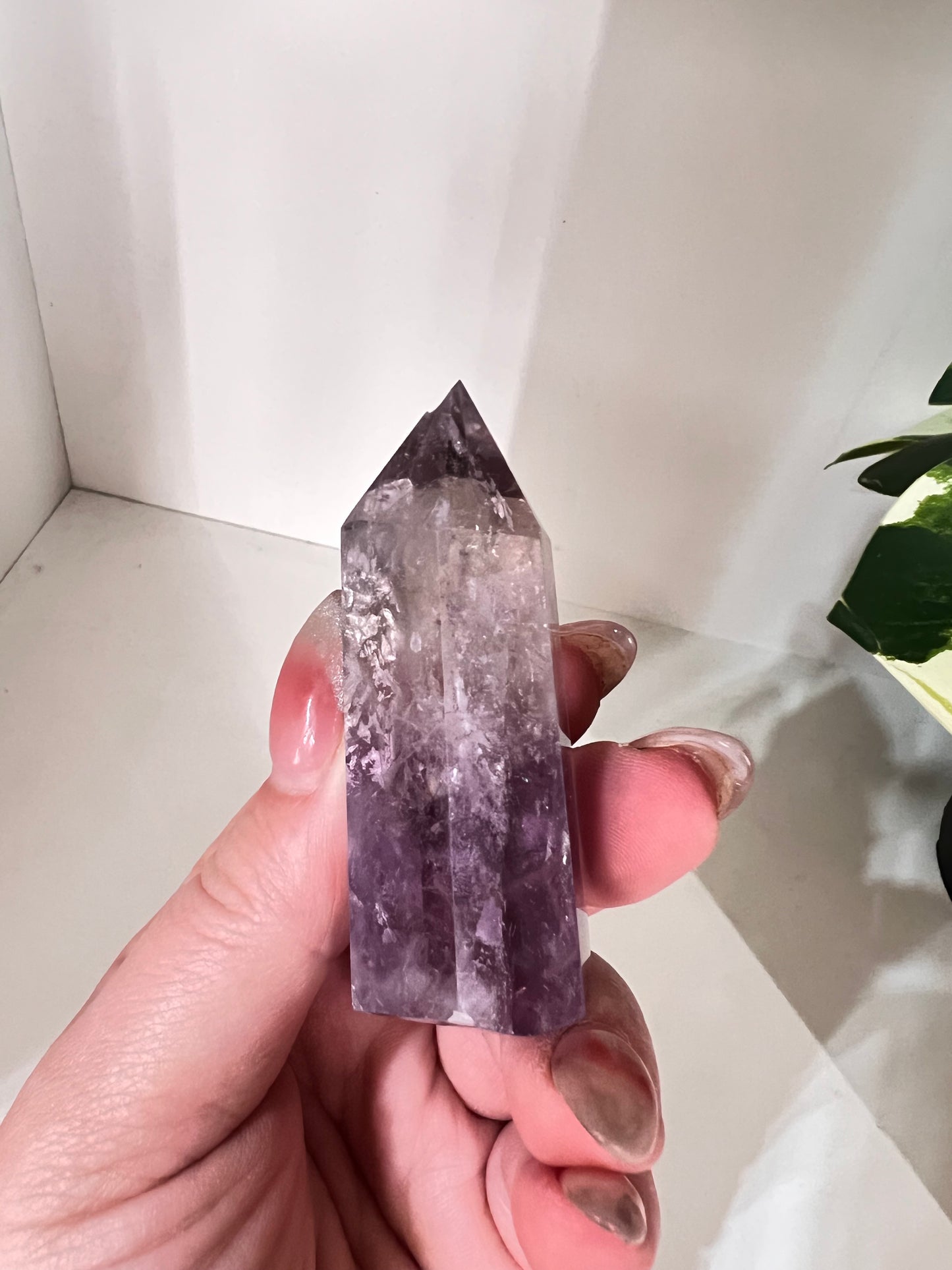 Small Purple Fluorite Tower