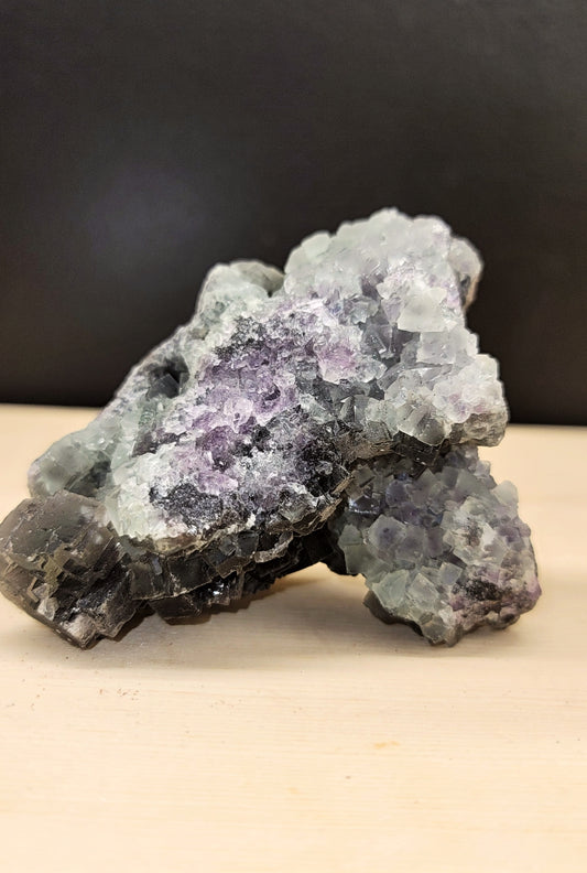 Natural Green Fluorite - Cubed (RARE)