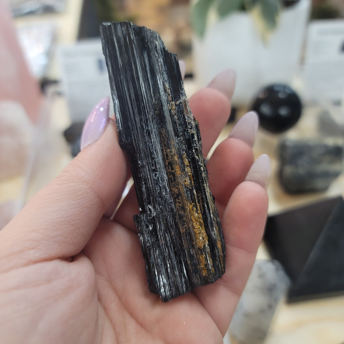 Black Tourmaline with Mica - Extra Quality