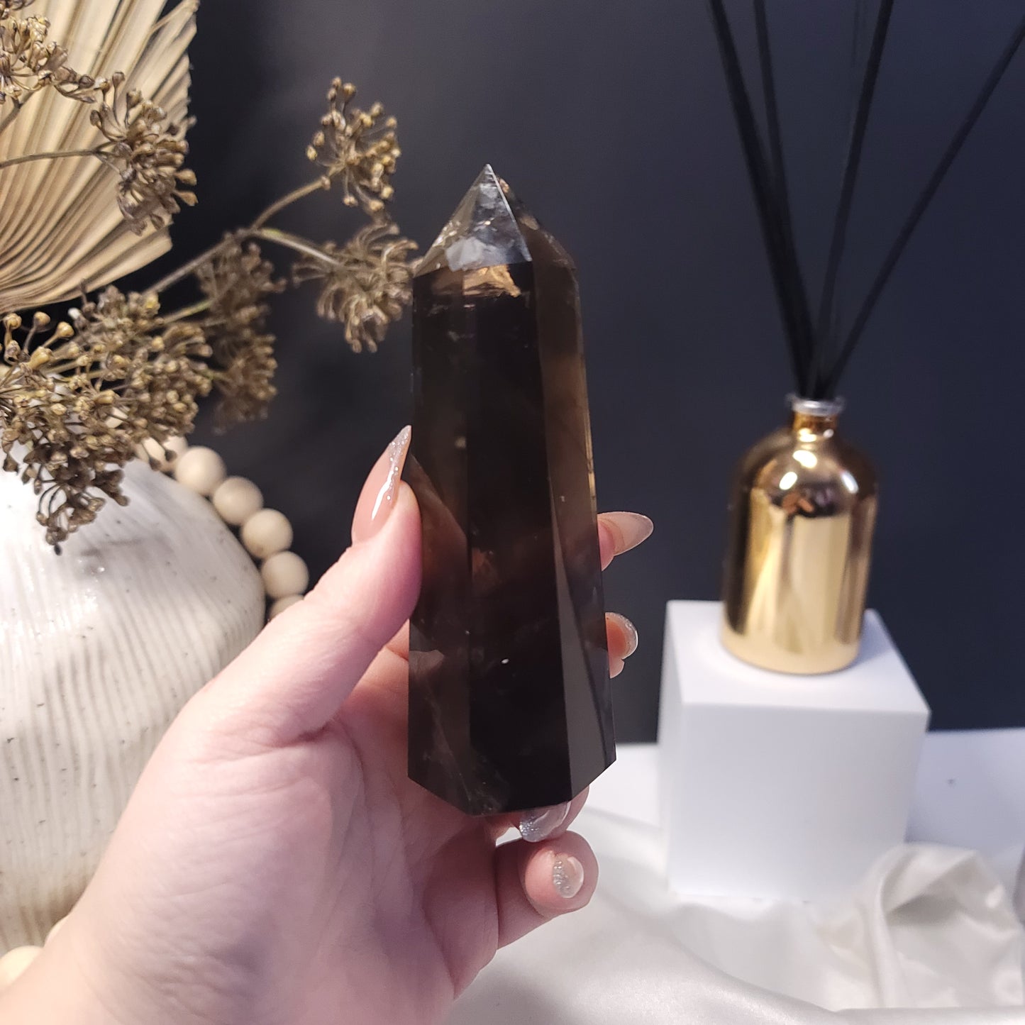 Smoky Quartz Tower