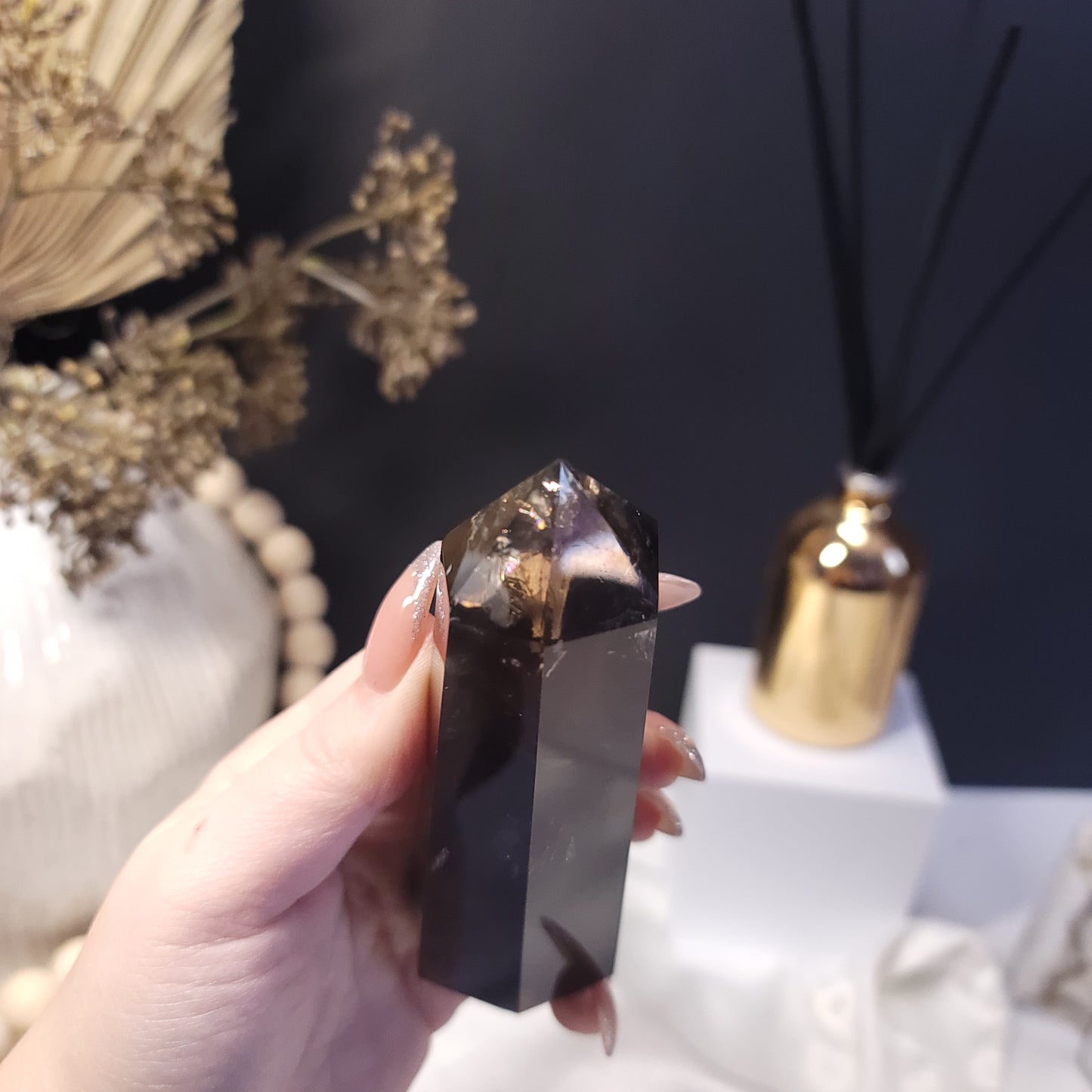 Smoky Quartz Tower
