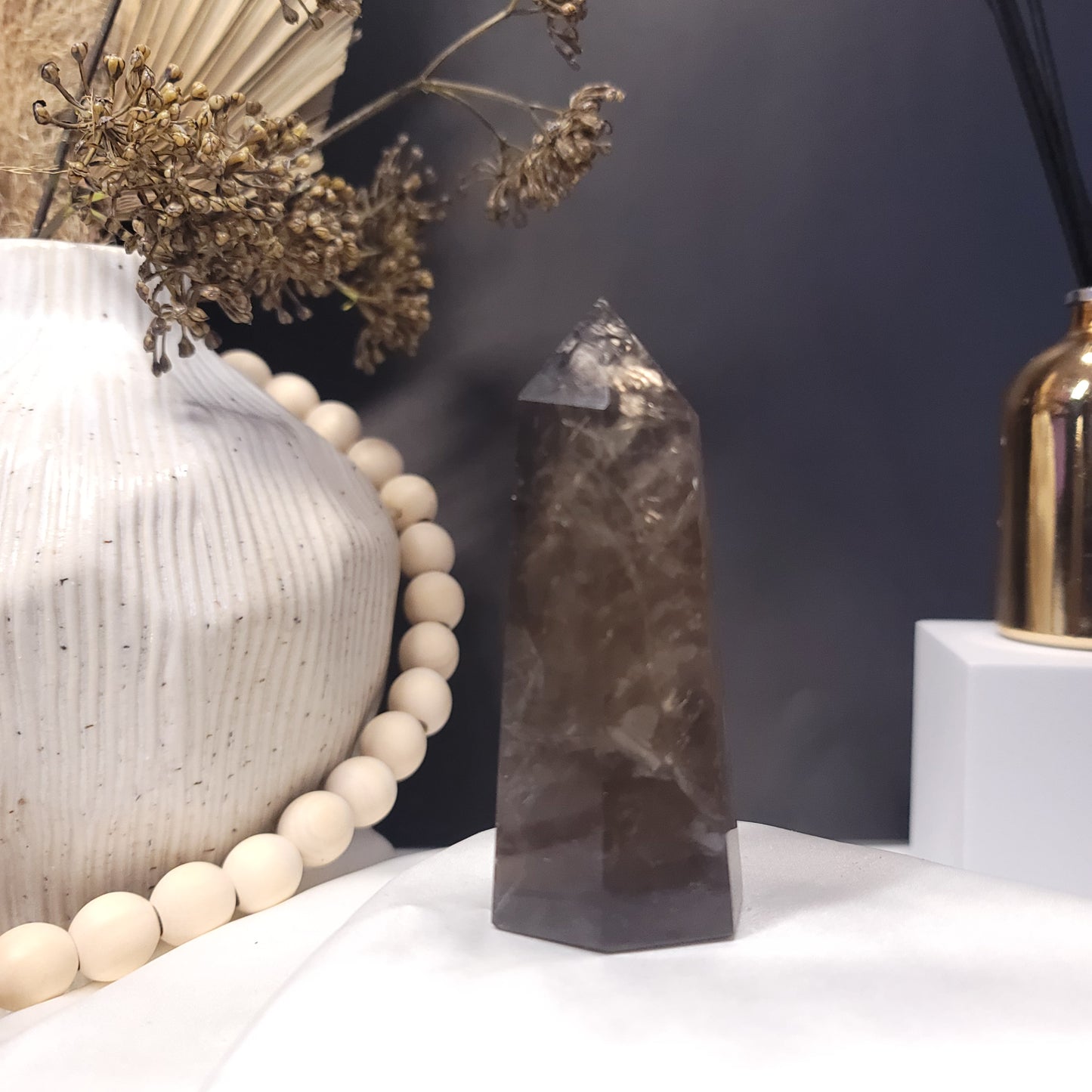 Smoky Quartz Tower