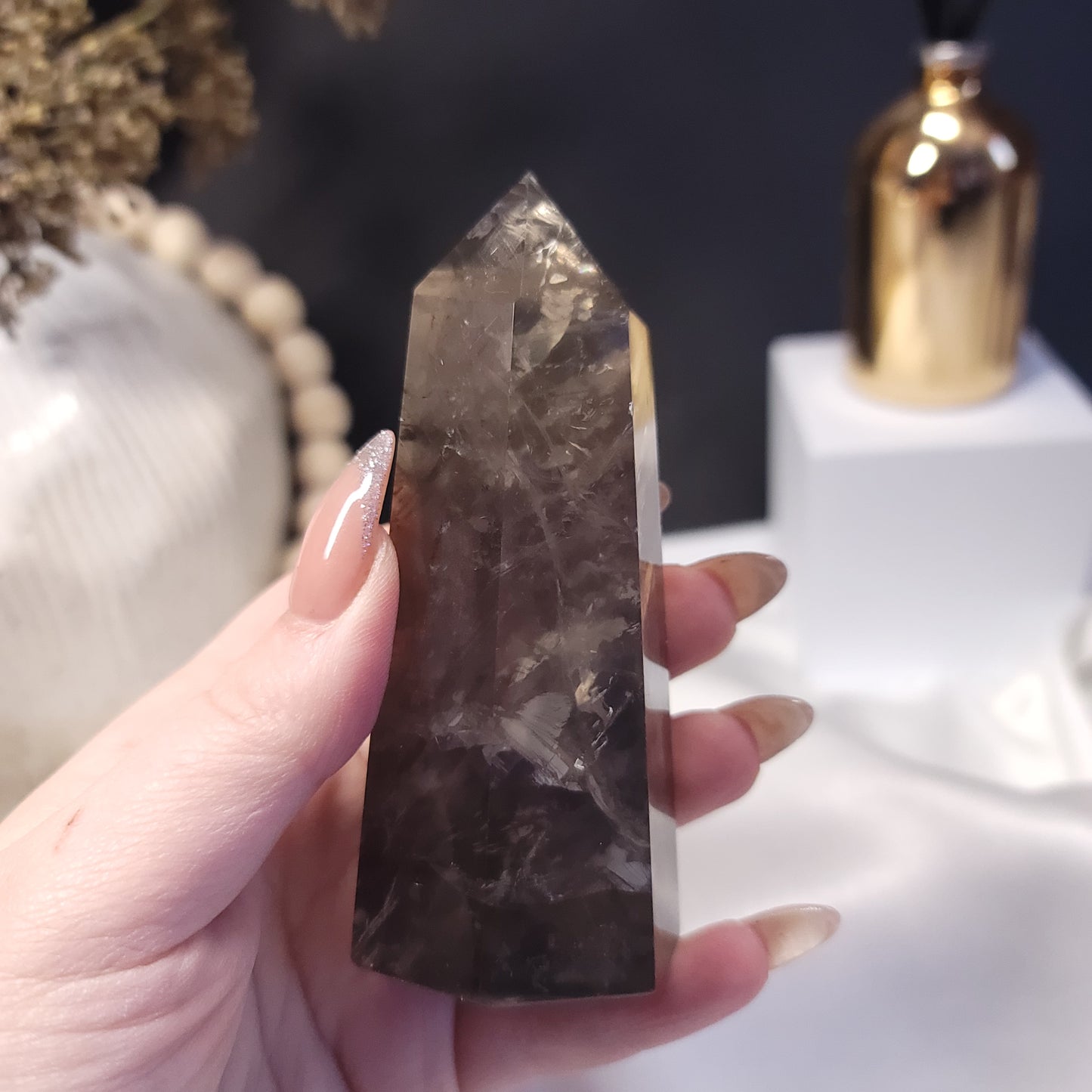 Smoky Quartz Tower