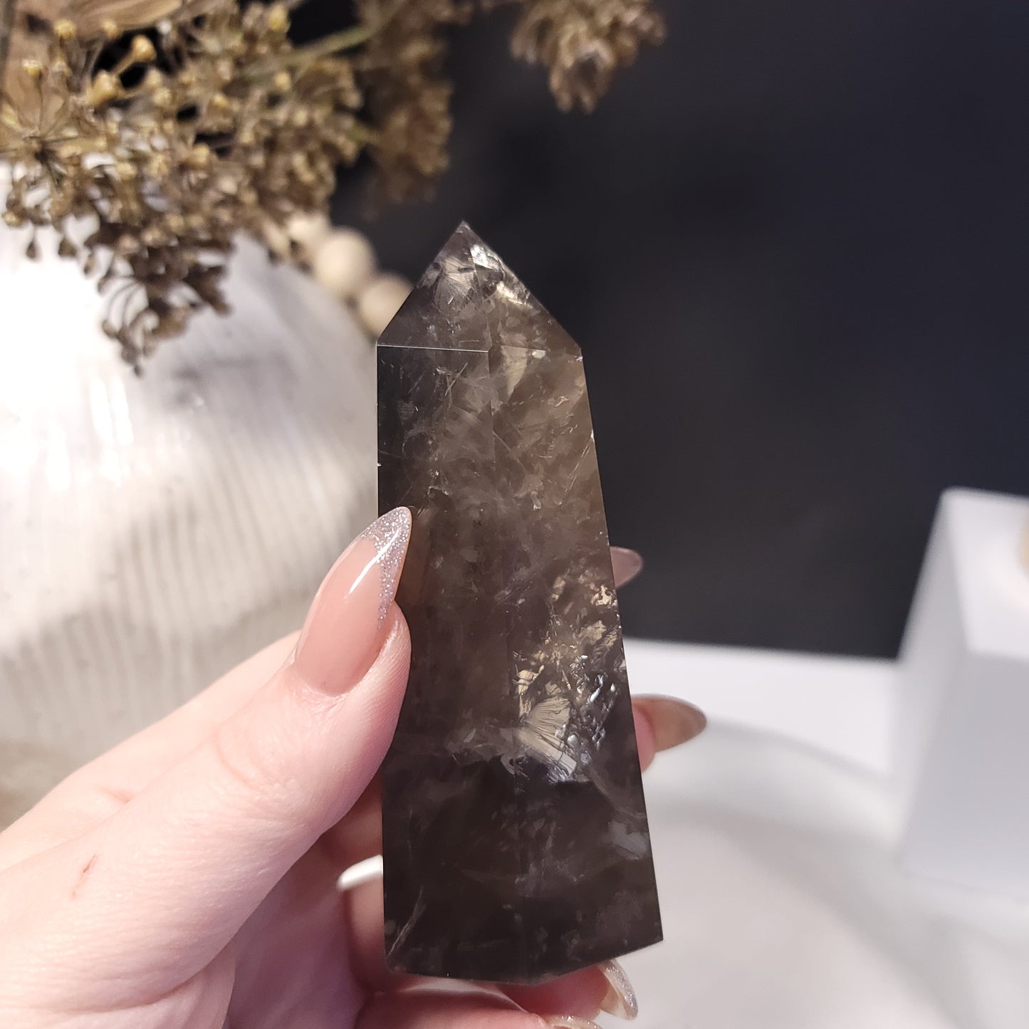 Smoky Quartz Tower