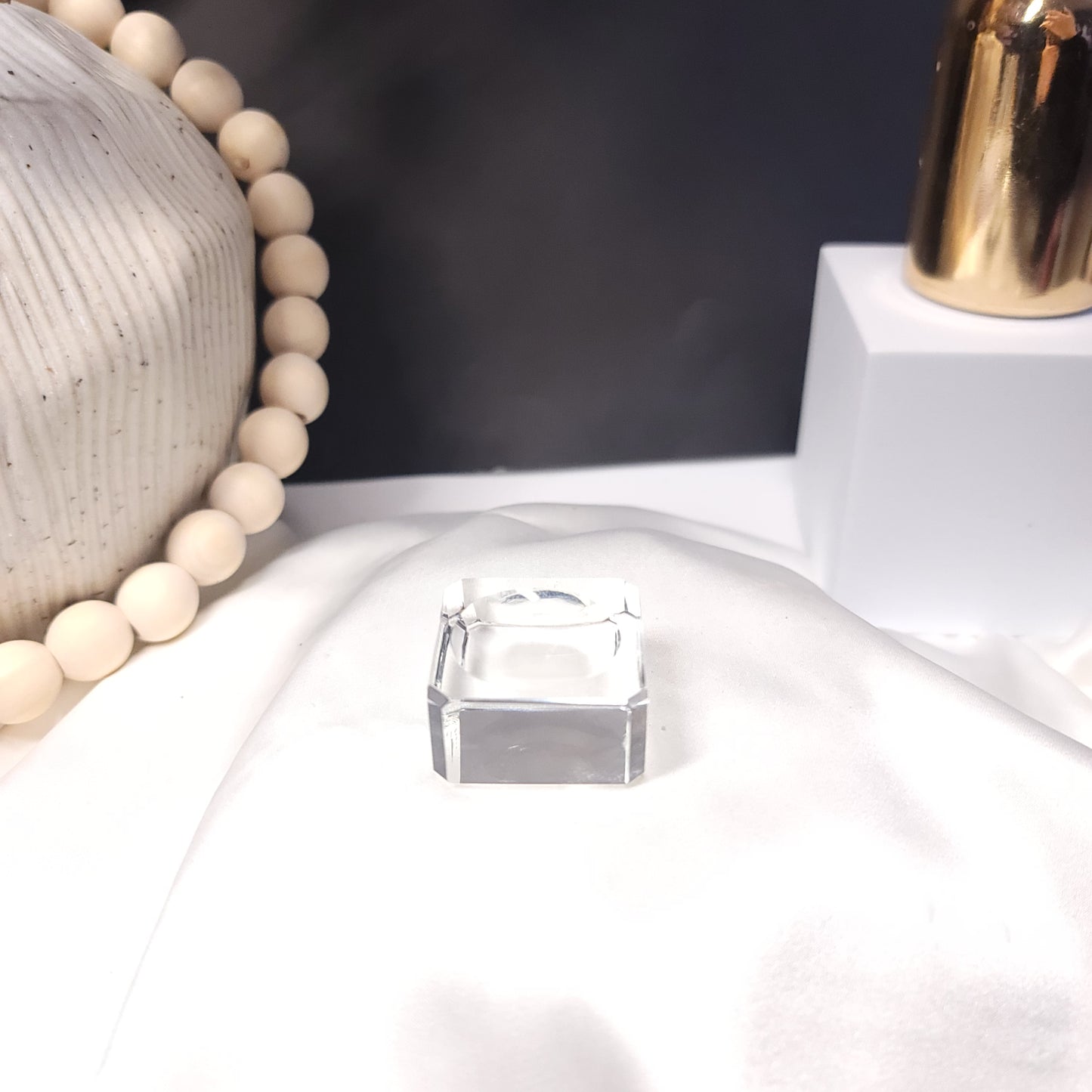 Clear Quartz Sphere Stand