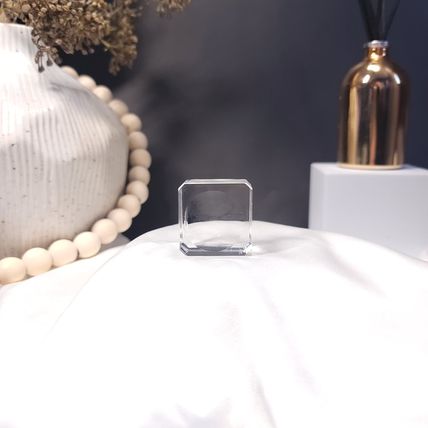 Clear Quartz Sphere Stand