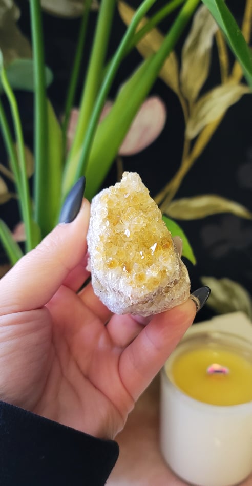Citrine Druzy