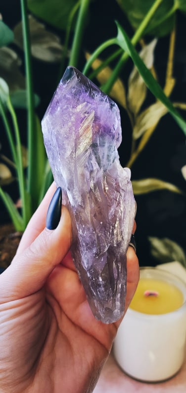 Top Polished Amethyst Wand