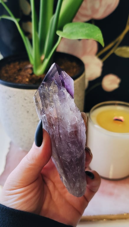 Top Polished Amethyst Wand
