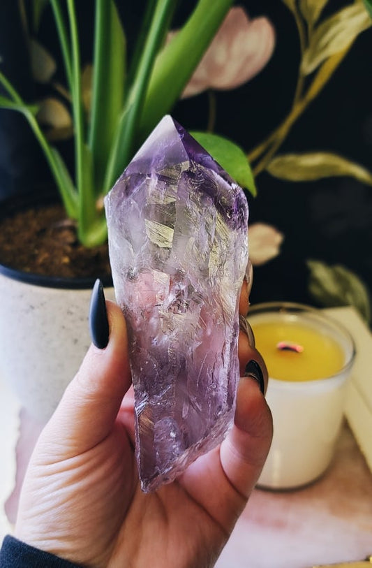 Top Polished Amethyst Wand