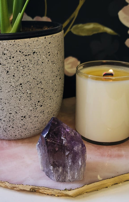 Top Polished Amethyst Point