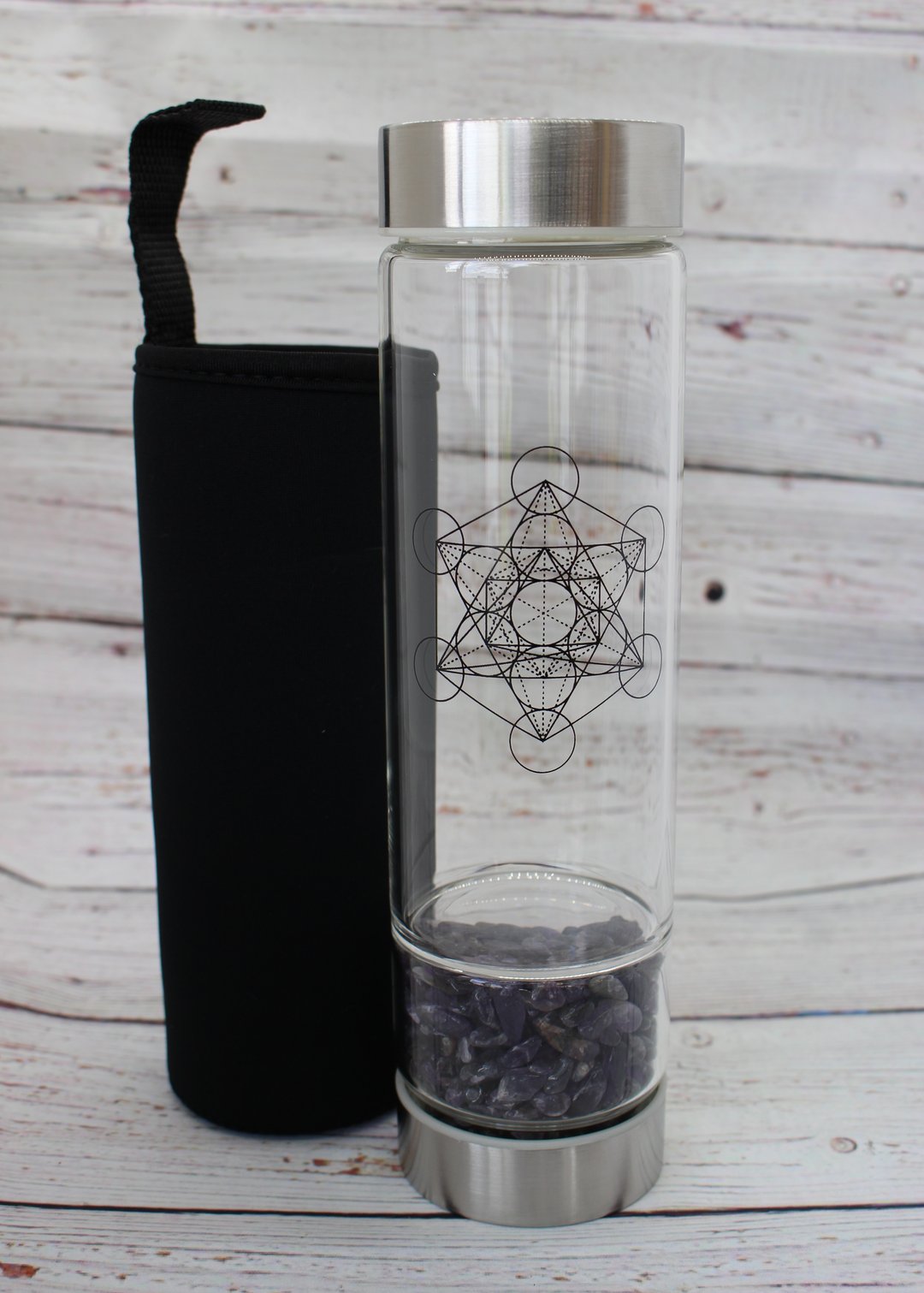 Zenature - Crystal Infused Water Bottle