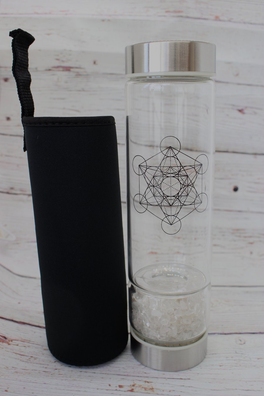 Zenature - Crystal Infused Water Bottle