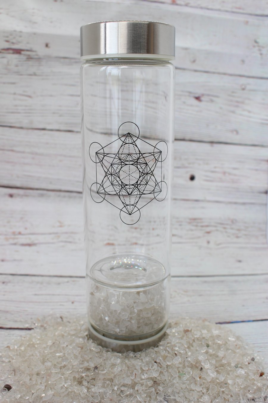 Zenature - Crystal Infused Water Bottle