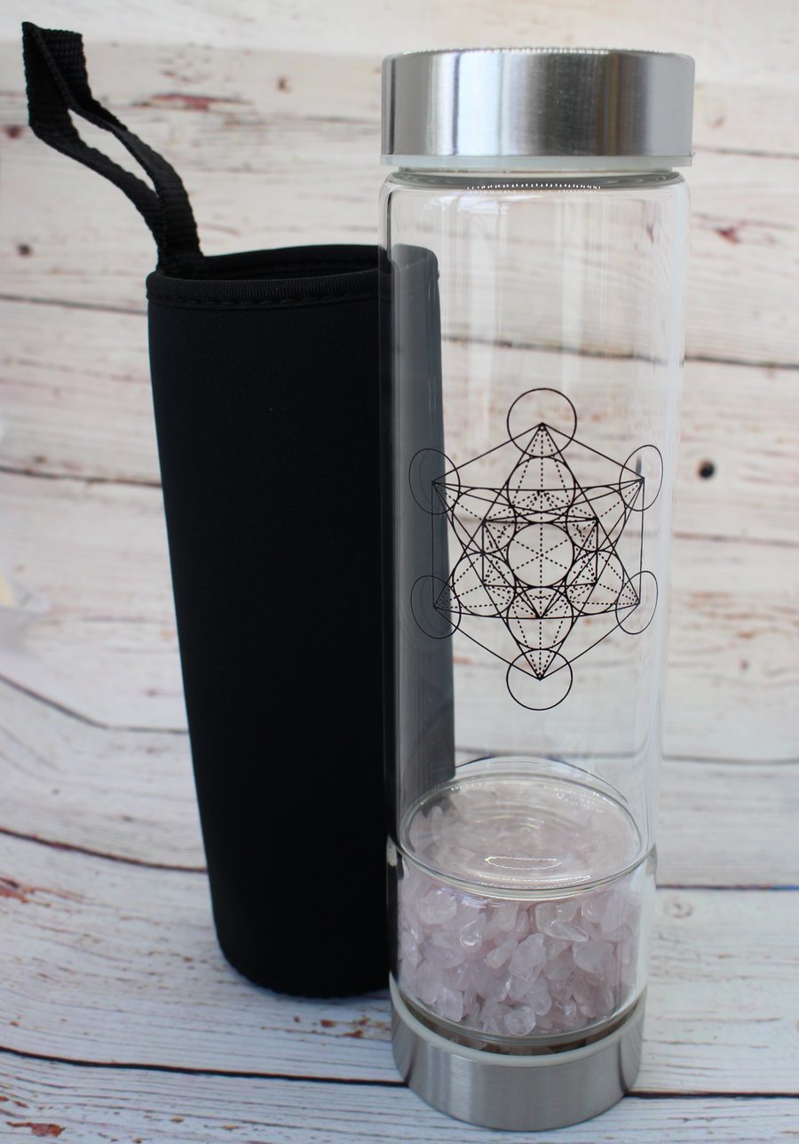 Zenature - Crystal Infused Water Bottle