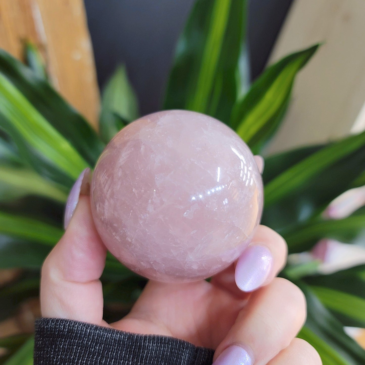 Rose Quartz Sphere - Extra Quality