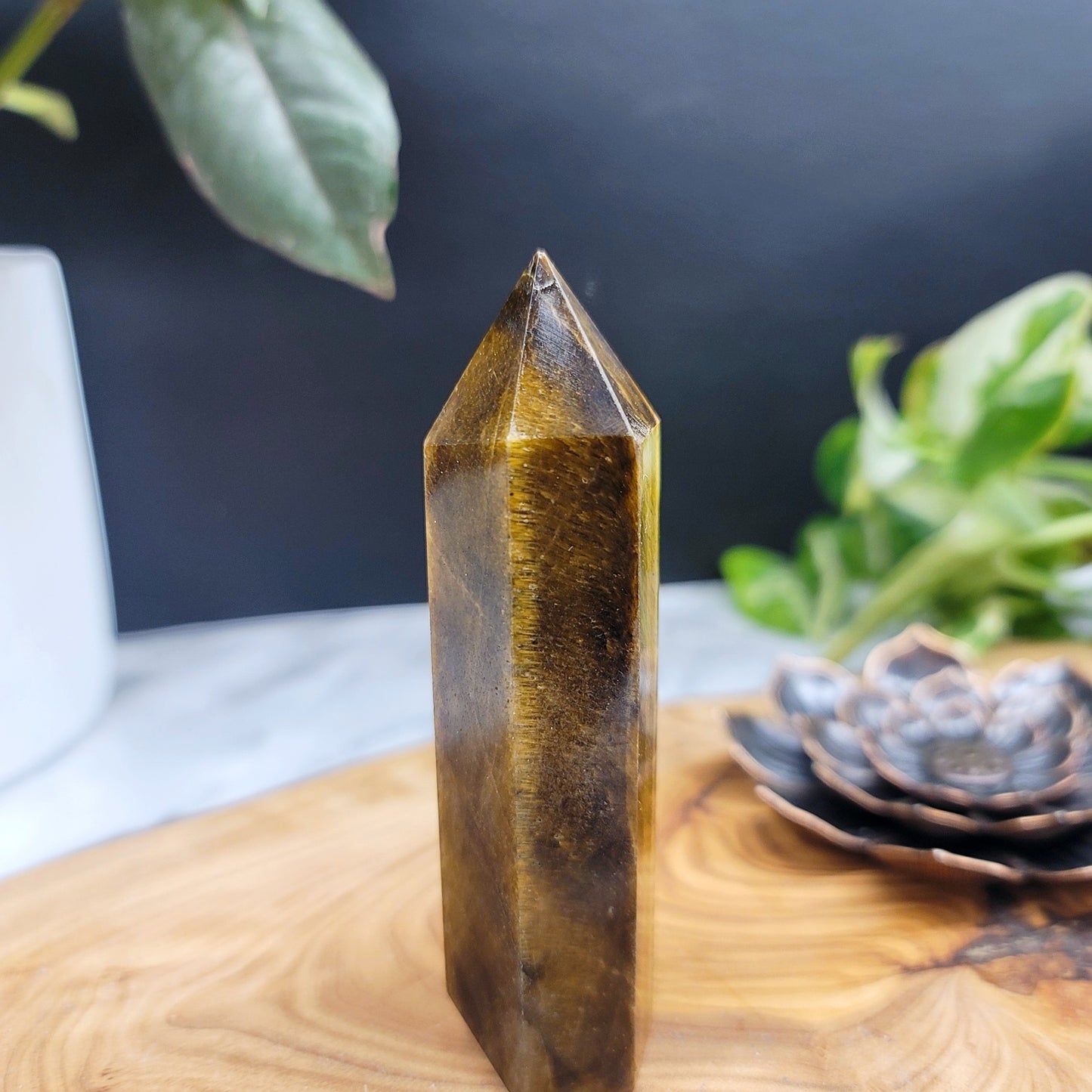 Gold Tiger Eye Point