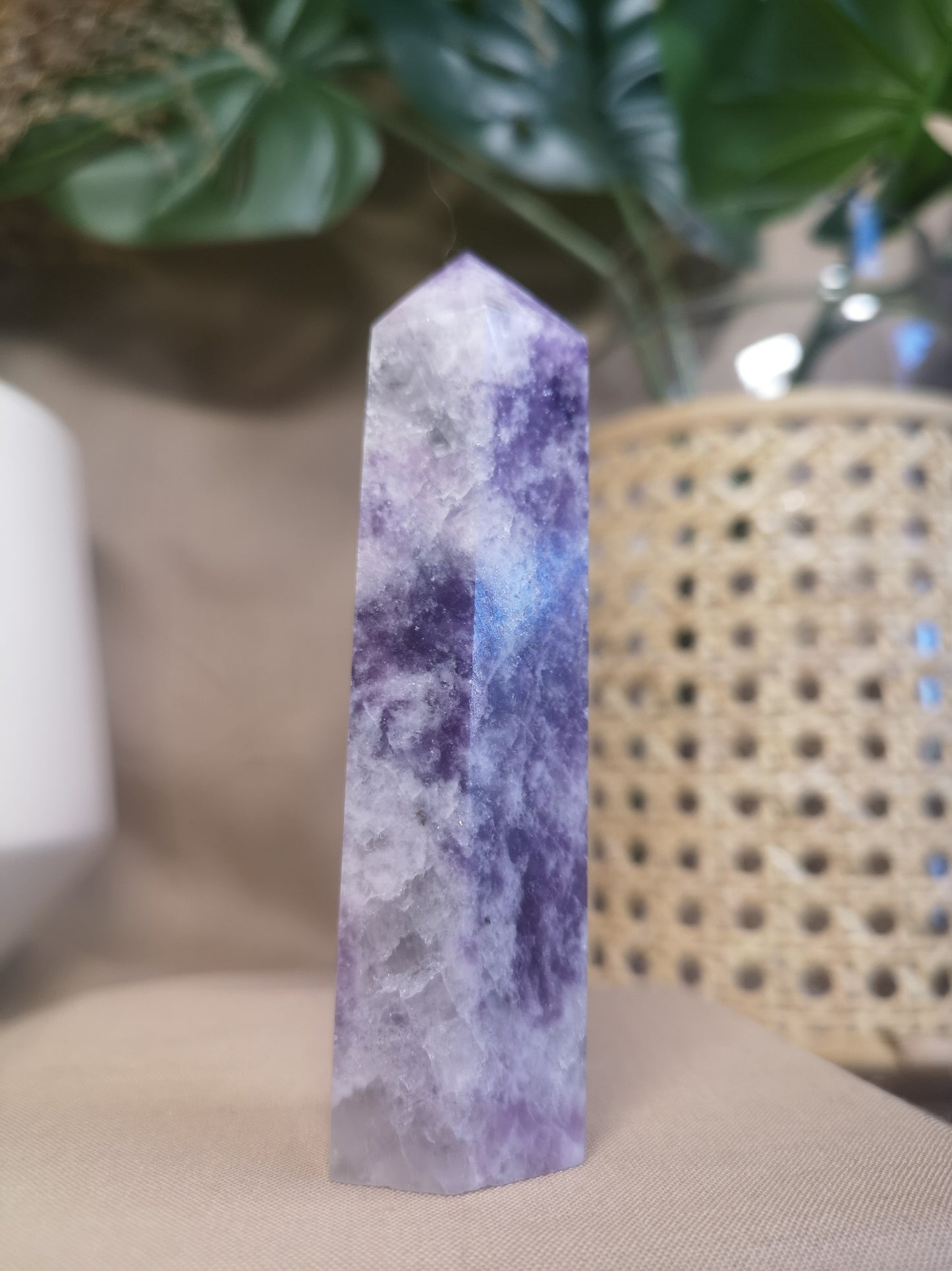 Lepidolite tower