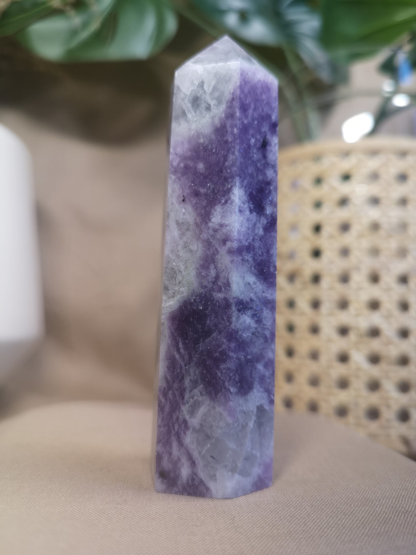 Lepidolite tower