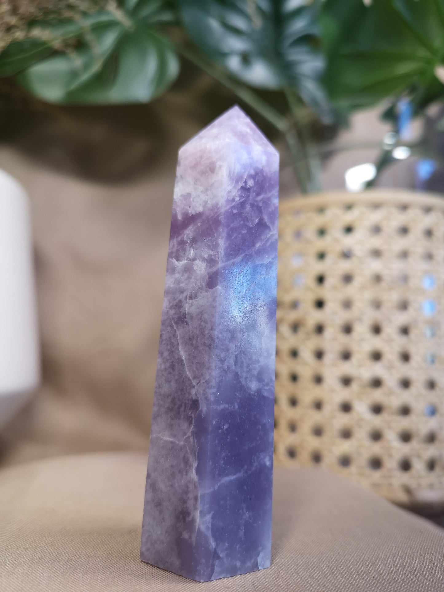 Lepidolite tower