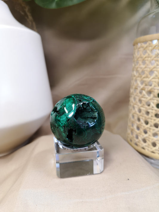 Malachite sphere *RARE*