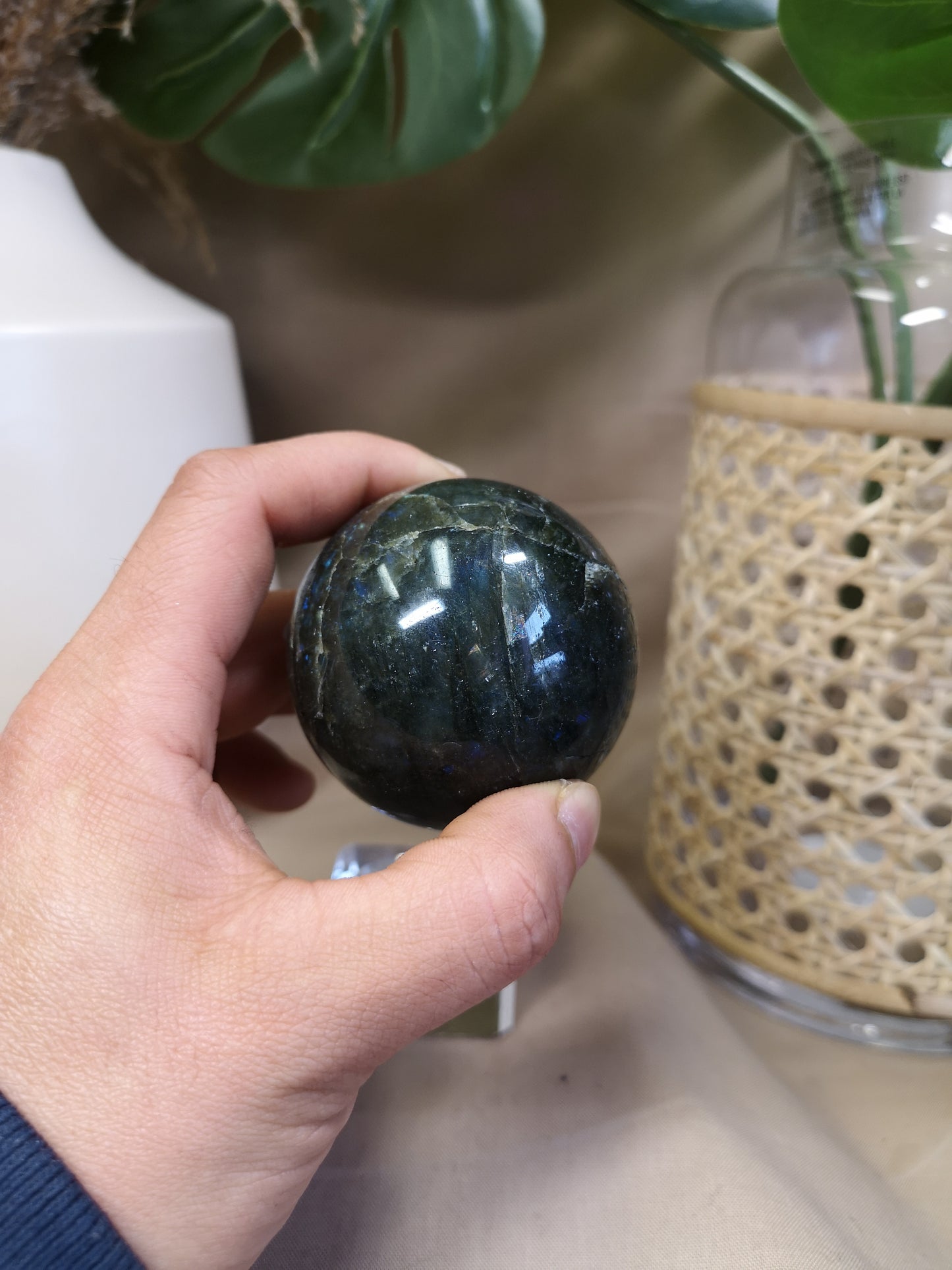 Labradorite sphere