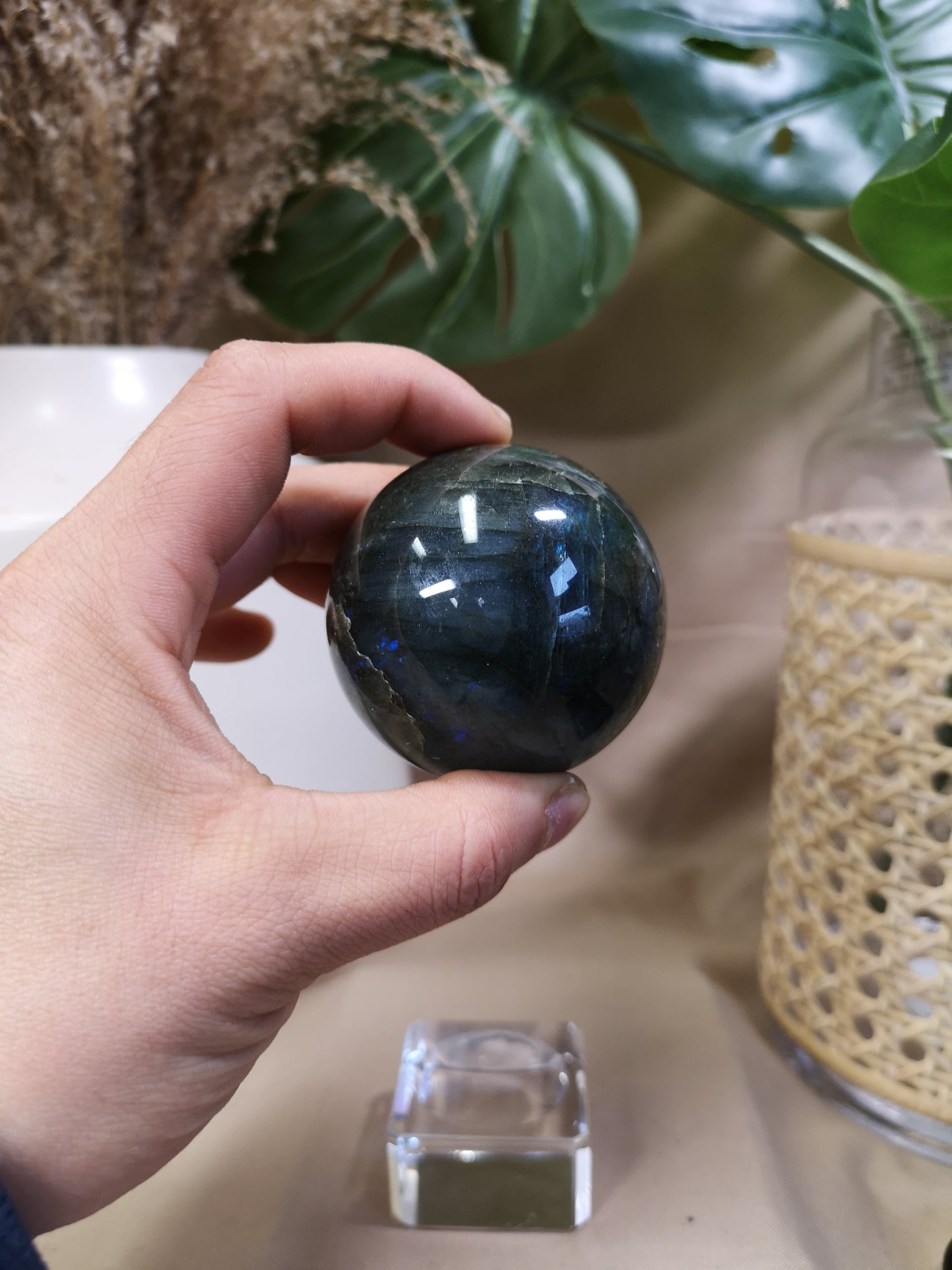 Labradorite sphere