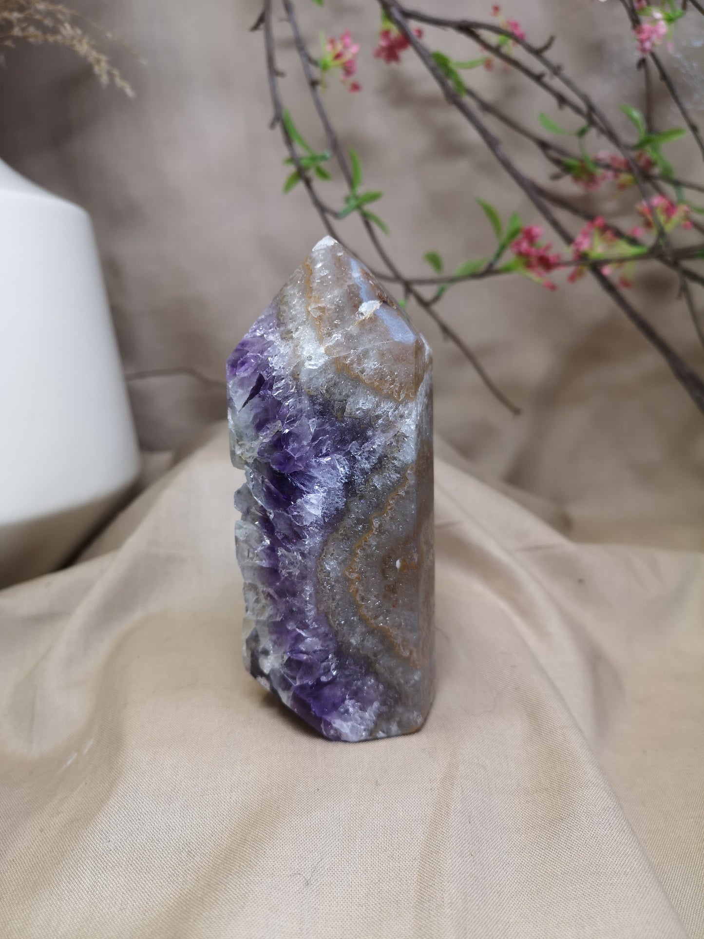 Amethyst tower 4.75"