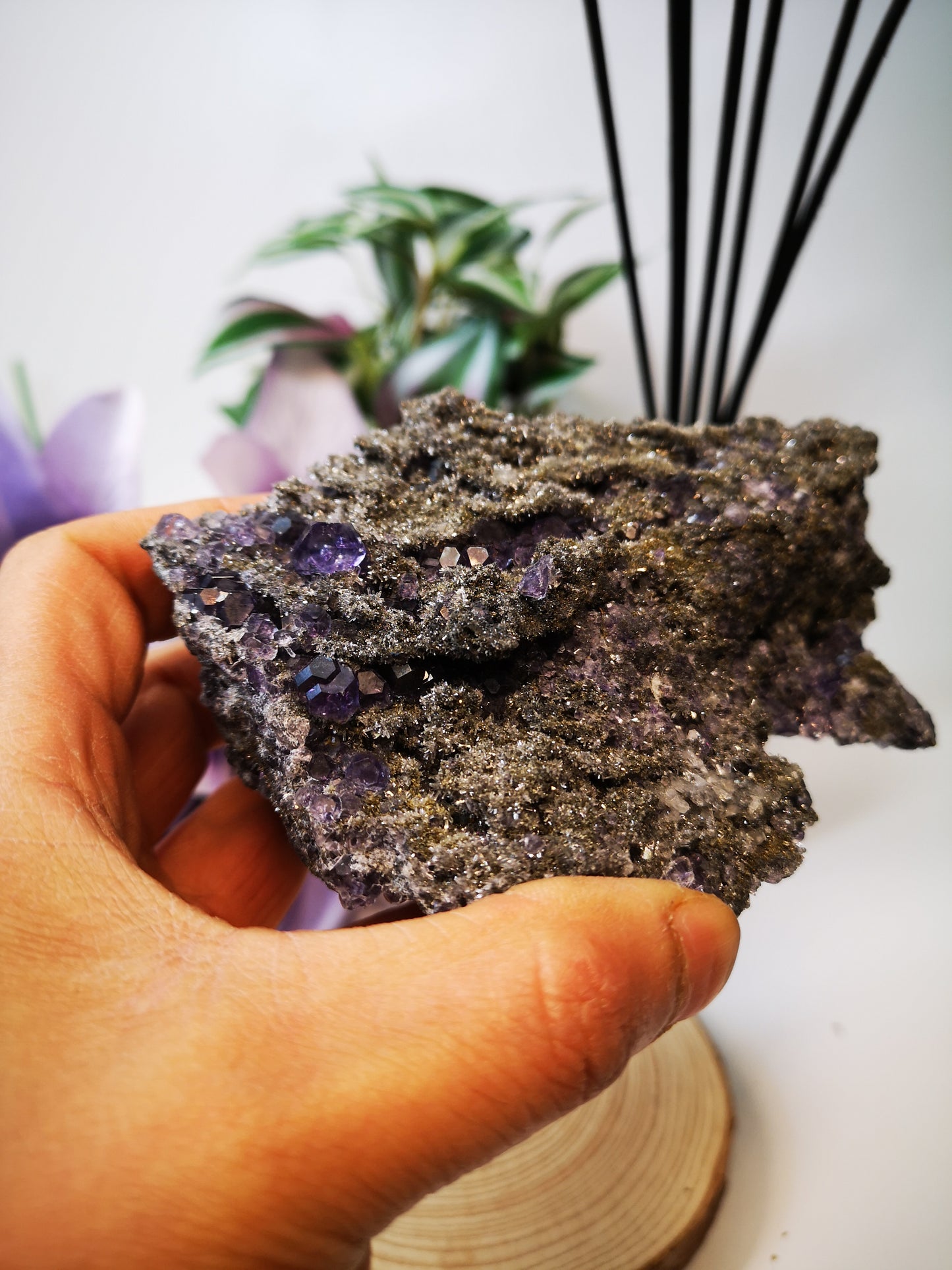 Ultra rare blue raw flourite