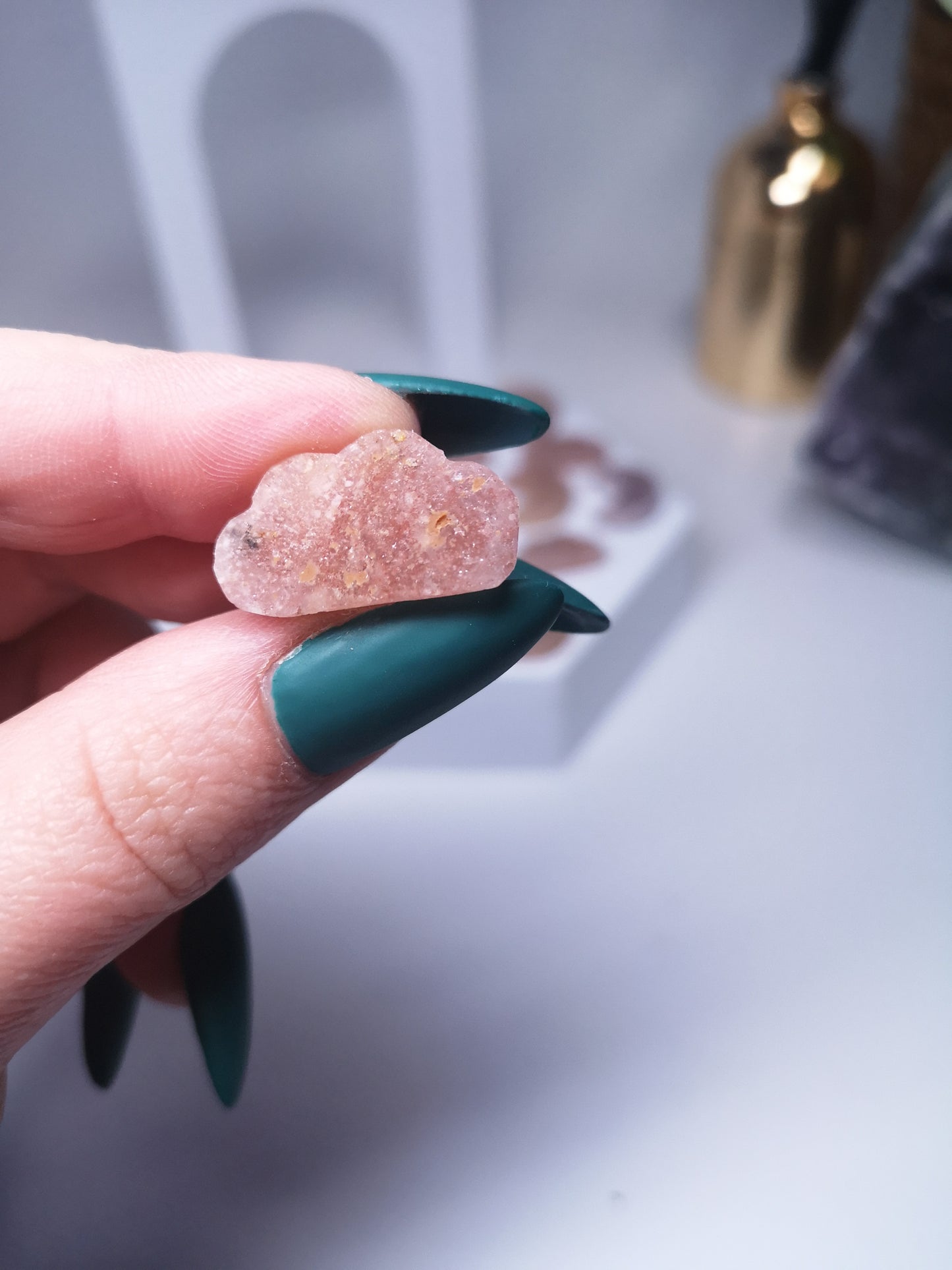 XS Pink Amethyst Moon or Clouds