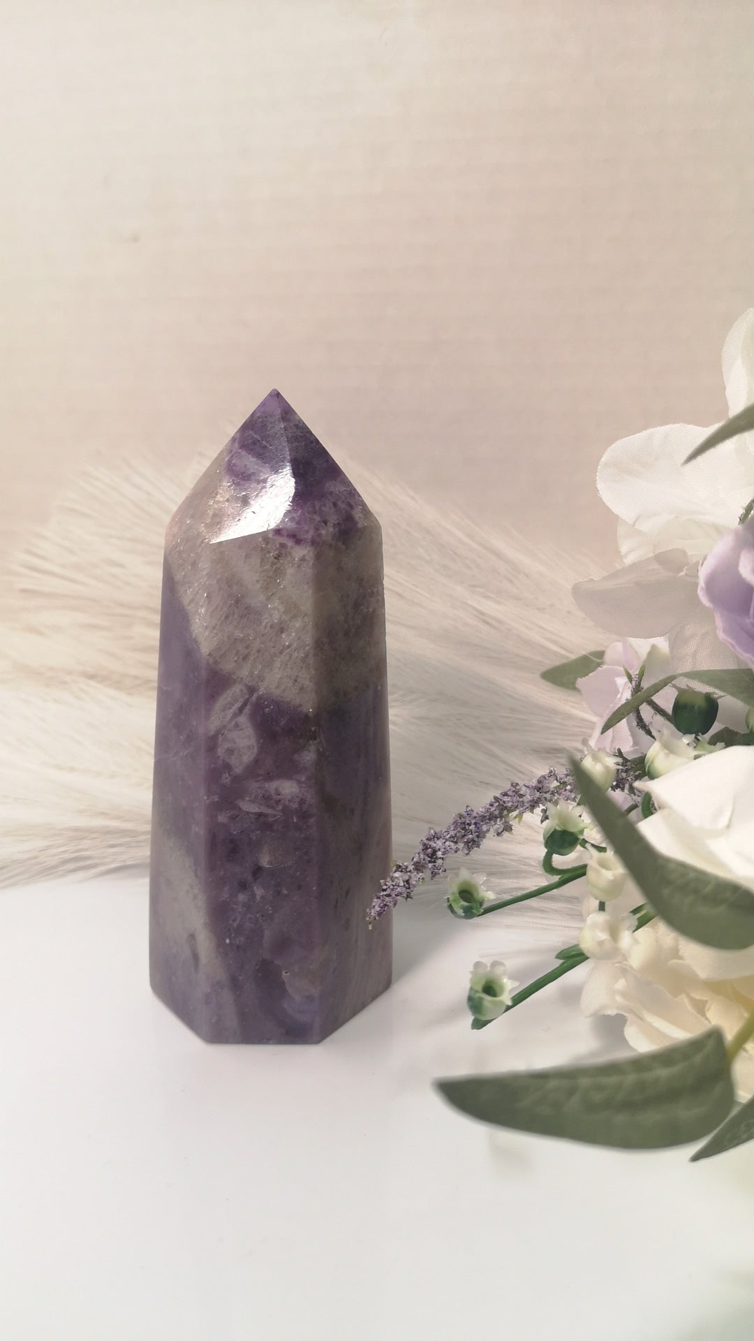 Rare Lepidolite Tower