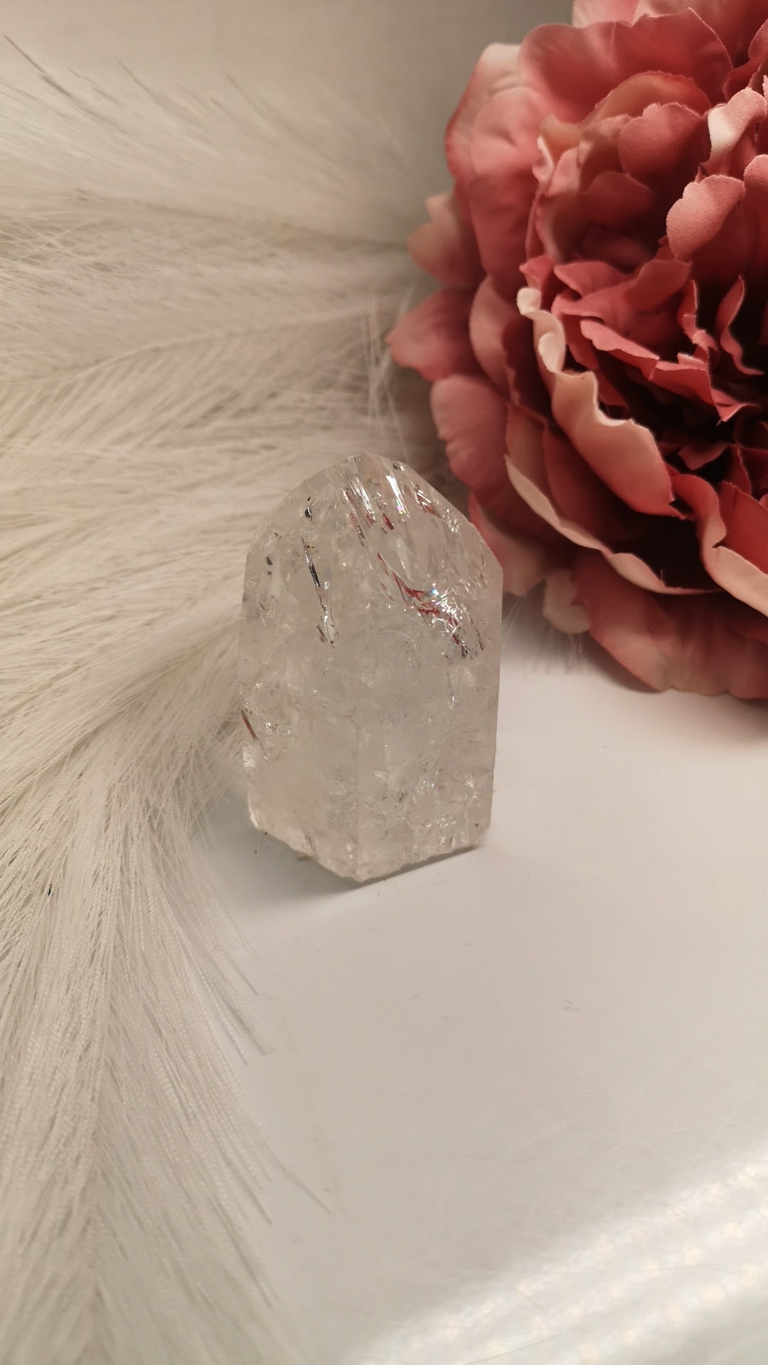 Crackle Quartz Point