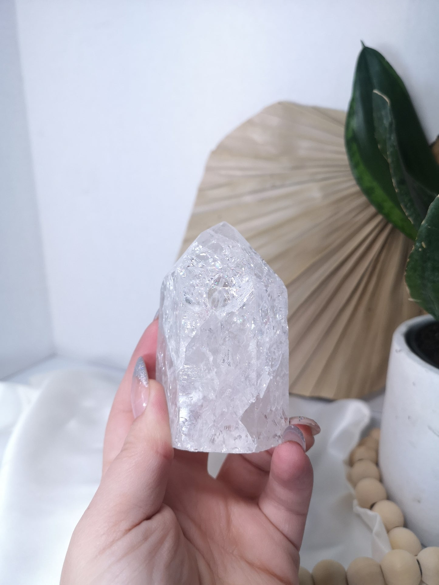 Crackle Quartz Point