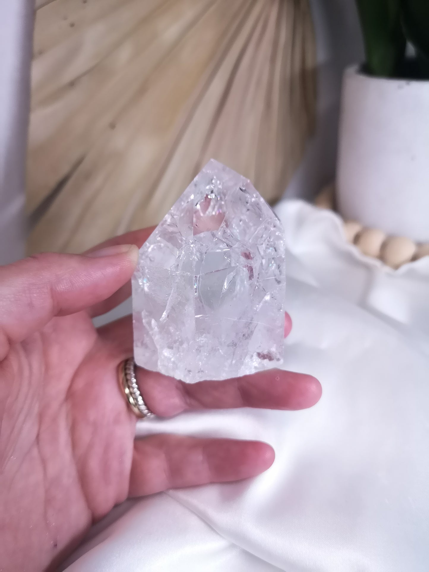 Crackle Quartz Point