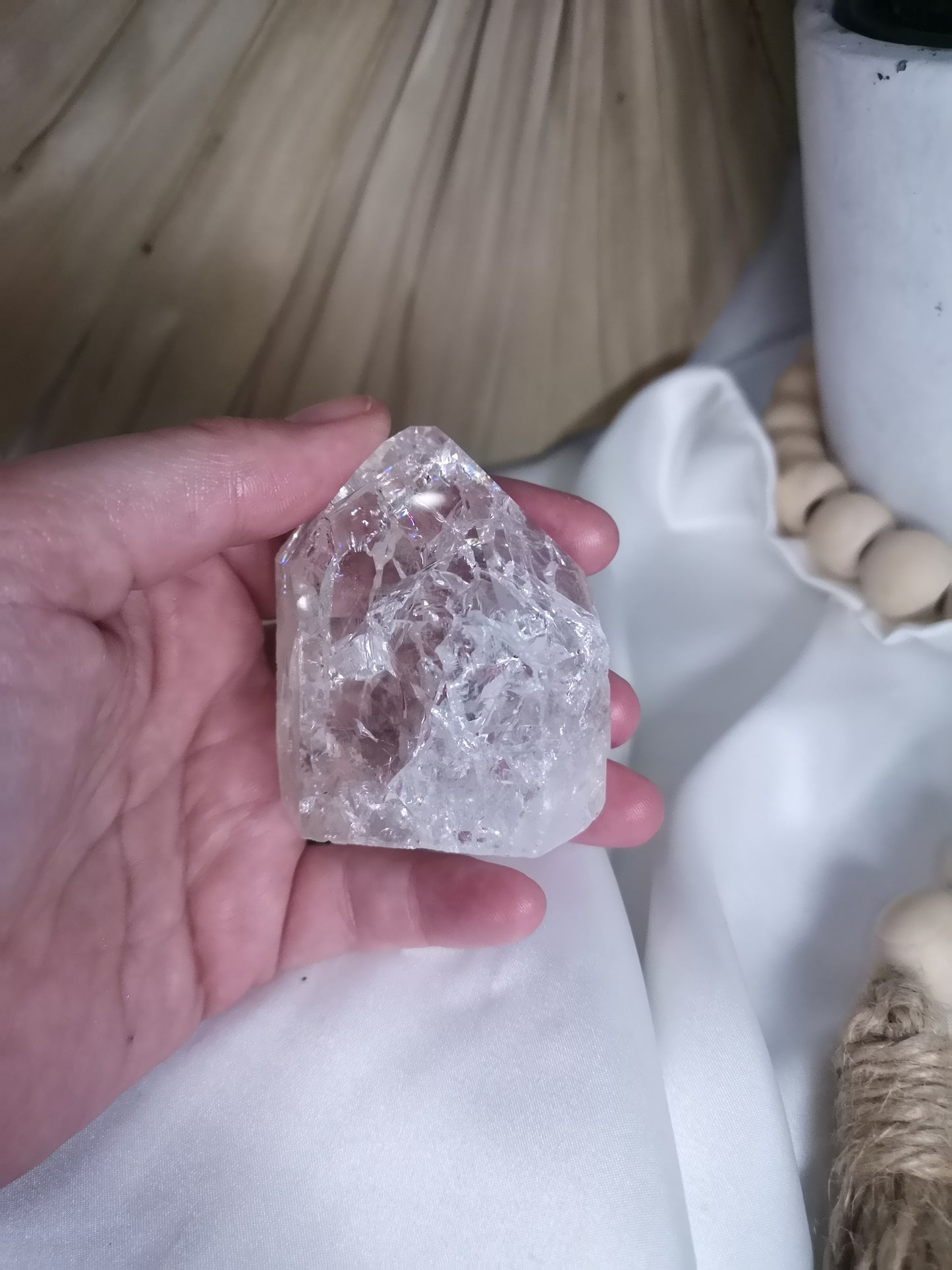 Crackle Quartz Point