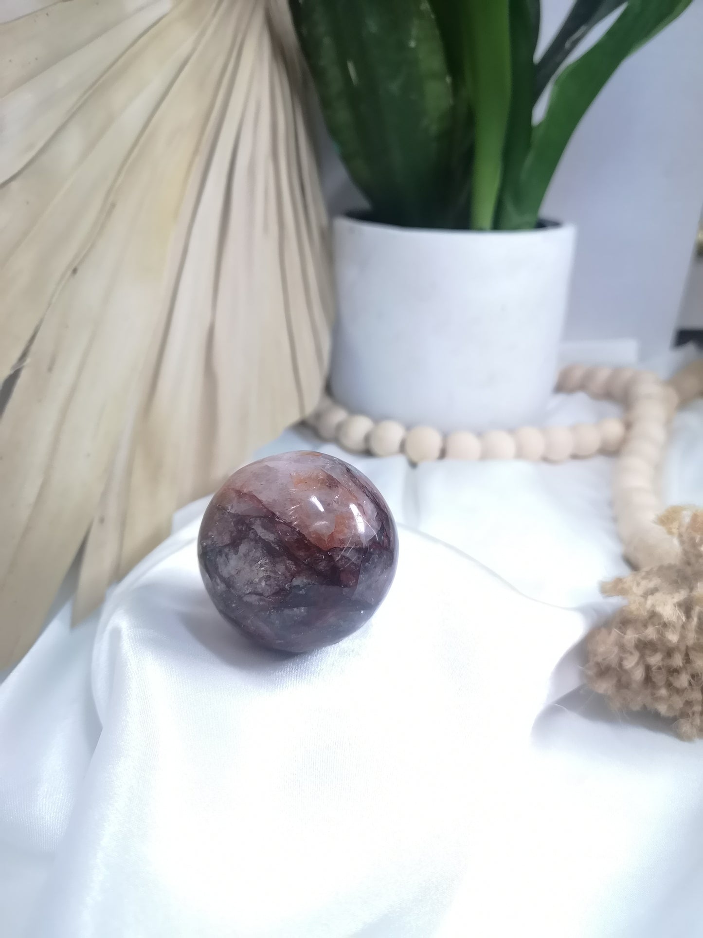 Fire Quartz Sphere