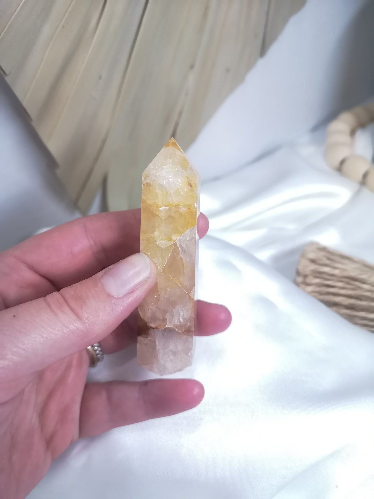 Golden Healer Quartz Point RARE