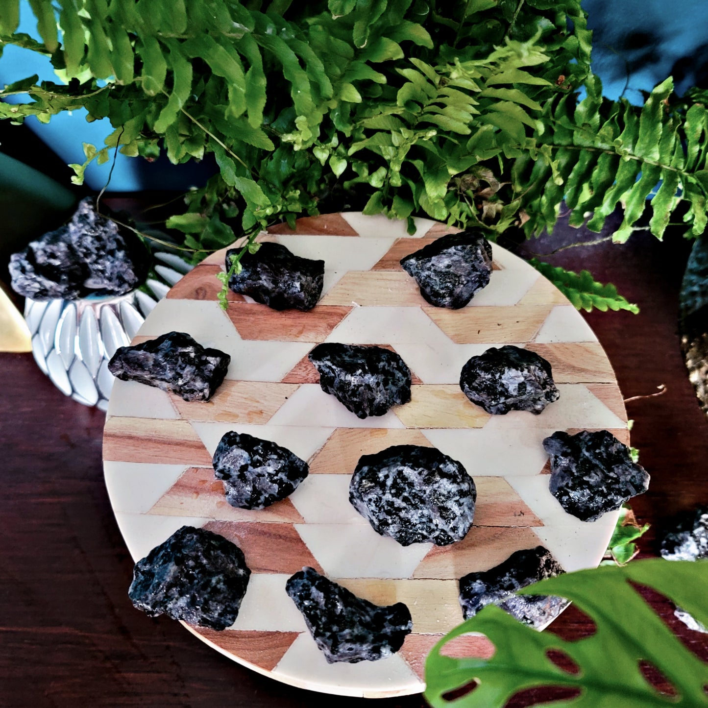 Rough Mystic Merlinite (Indigo Gabbro) - 1 piece