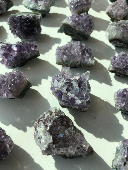 Amethyst Druzy Clusters - Medium