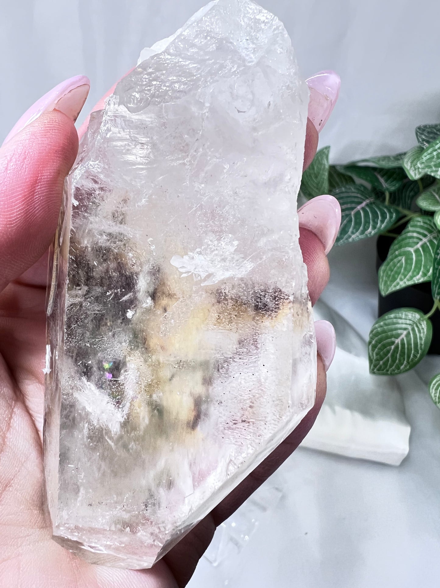 Green Phantom Quartz Point *RARE*