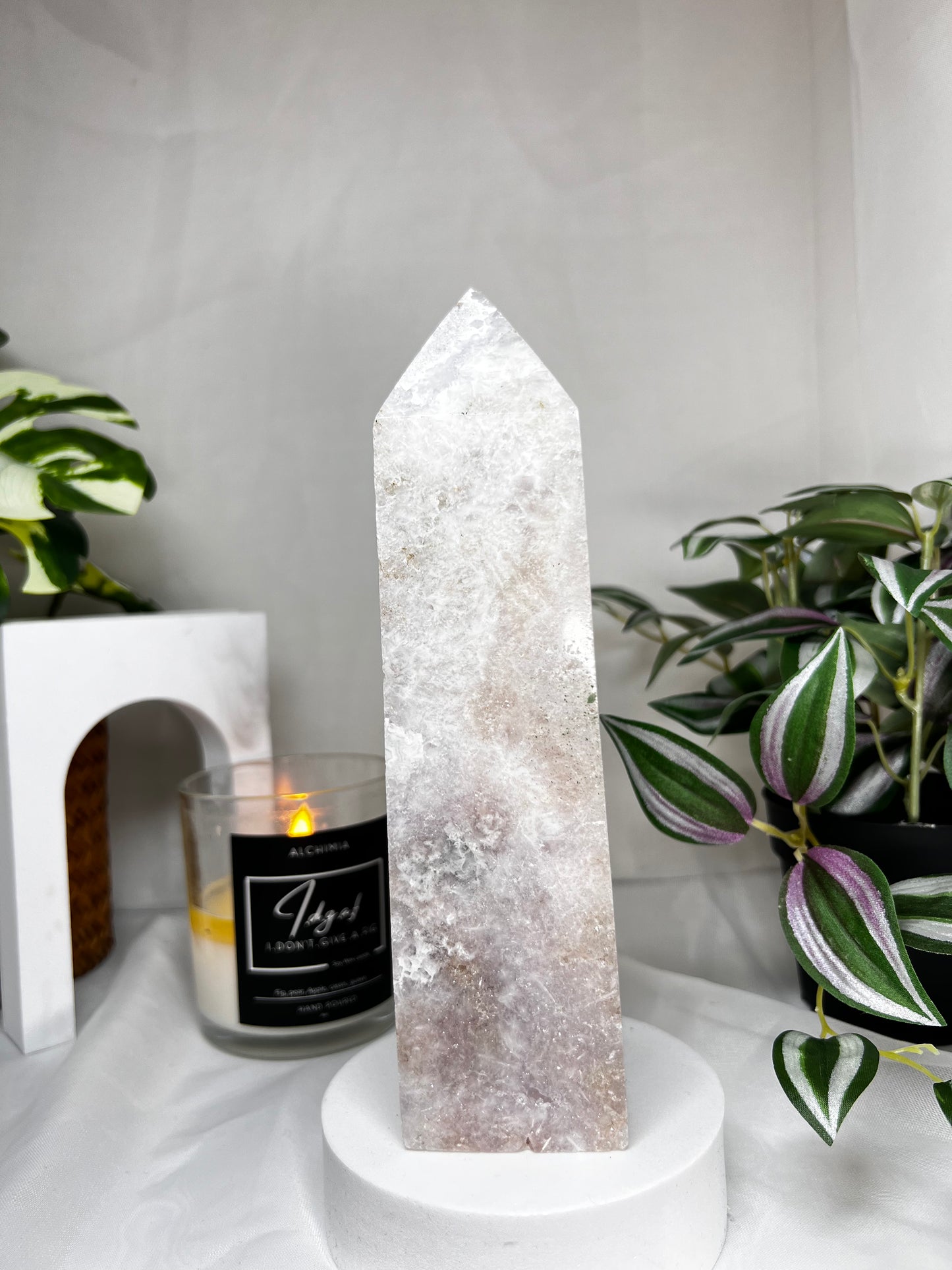 Pink Amethyst Tower 8"