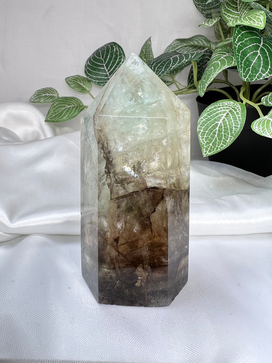 Dendritic Green Fluorite Tower *RARE*